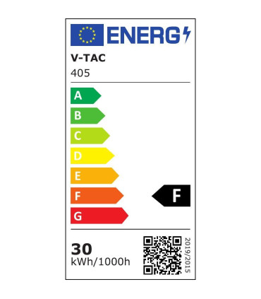 Projektor Led V-Tac 30W Samsung Chip Biały Vt-30-W 6400K 2400Lm 5 Lat Gwarancji