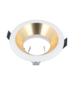 LED line® Oprawa sufitowa okrągła biało-złota OLTIKA