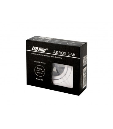 LED line® Oprawa sufitowa kwadratowa ruchoma SLIM biała szcz AKROS