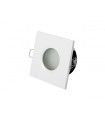 LED line® Oprawa sufitowa wodoodporna kwadrat odlew biała