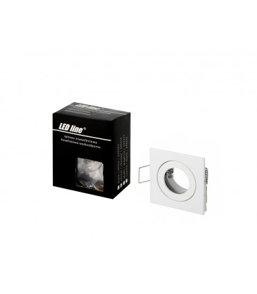 LED line® Oprawa sufitowa wodoodporna MR11 kwadratowa biała