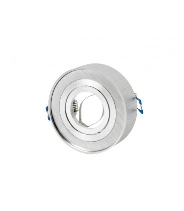 LED line® Oprawa wpuszczana okrągła srebro ROLLO MIDI