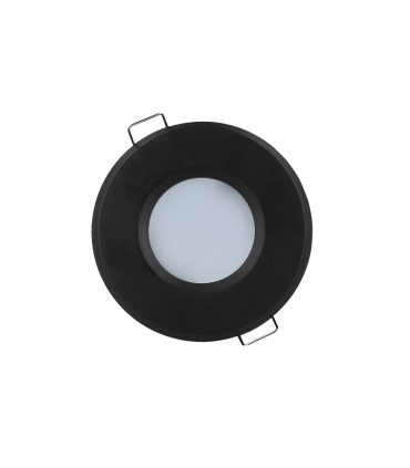 LED line® Oprawa sufitowa wodoodporna okrągła odlew czarna