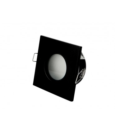 LED line® Oprawa sufitowa wodoodporna kwadrat odlew czarna
