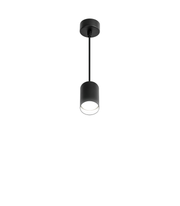 LED line® oprawa zwieszana GU10 czarna PIPE