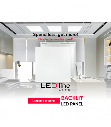 LED line LITE Panel Backlit 36W 4000K 3600lm 595x595