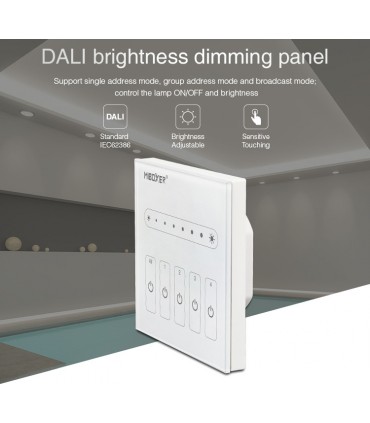 DP1 - DALI brightness dimming panel