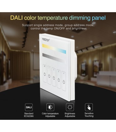 DP2 - DALI color temperature dimming panel