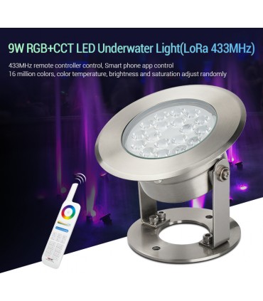 UW03 - Lampa basenowa 9W RGB+CCT