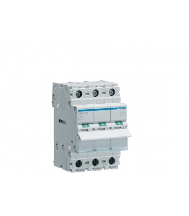 Modułowy rozłącznik izolacyjny HAGER SBN363 (3P 63A 400VAC)