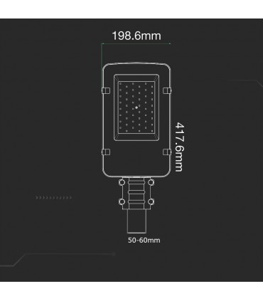 Oprawa Uliczna Led V-Tac Samsung Chip 30W Vt-30St 4000K 3000Lm 5 Lat Gwarancji